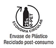 Envase de plásico reciclado post-consumo